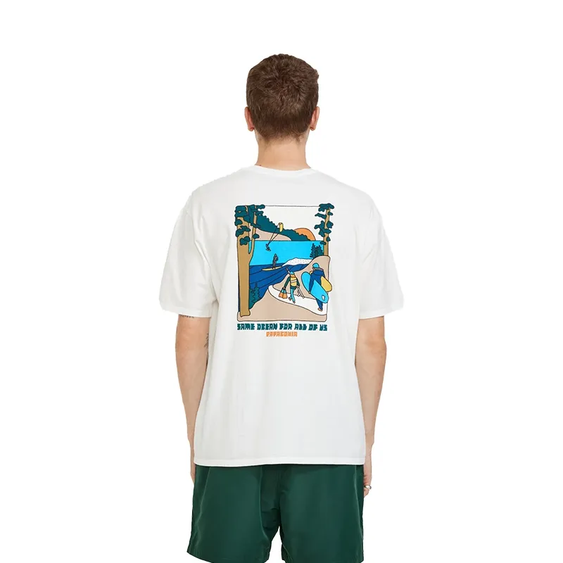 22ss limited edition Patagonia Northwest Waters ♻️Northwest Waters Organic T-Shirt series men's and women's same style printed short-sleeved Tee #Original factory production, purchasing designated version 📃 Original file and original data development version. Item No. #37539 - Original packaging and original label 🔍 Full set of accessories customized, packaging 1D code analysis are all purchased from the original factory, ⚠️Original domestically sold large kraft paper elevator upper and lower two stickers explanation analysis. Color: black, navy blue, white, floral gray, military green, turmeric Size reference: the same ocean for all of us/Translation: is an ocean for all of us -230g/organic environmentally friendly ♻️cotton, the large area on the back of the chest is printed with environmentally friendly special recycled raw materials, which is not easy to crack, breathable and comfortable. The threads are dyed in the same vat and have been pre-shrunk; the main label is non-sensitive hot stamping, making it a favorite among sensitive celebrities.  -Double stitching technology on the shoulder, distinguishes itself from the first version on the market. The pieces are neatly spliced ​​and aligned, the whole garment has precise thread density, and the quality of the details is self-observant.